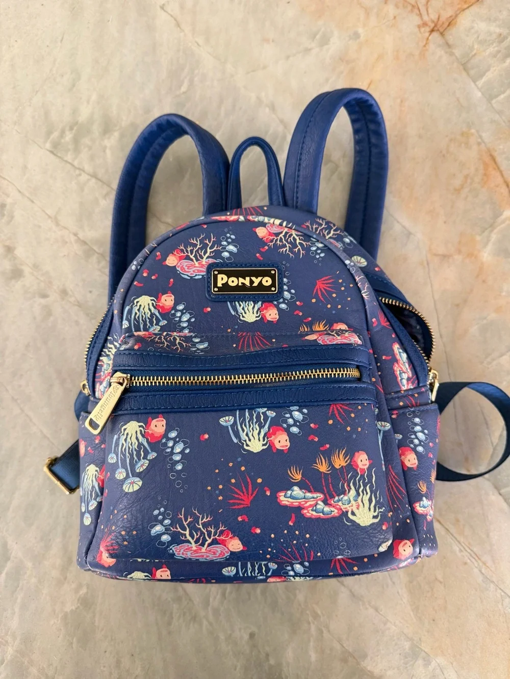 Extremely Rare Loungefly Gibli Studios Ponyo Mini Backpack